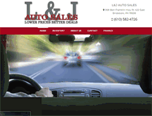 Tablet Screenshot of ljautosales.com